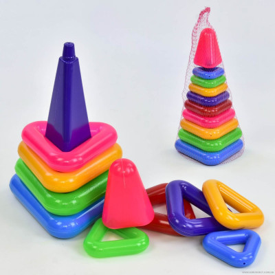 Піраміда трикутна №7 ( 9 елементів) 1809