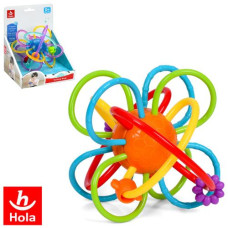 Брязкальце  1106AB (48шт) 12см, тріскачка, 2 види, в коробці, 15-17,5-13,5см