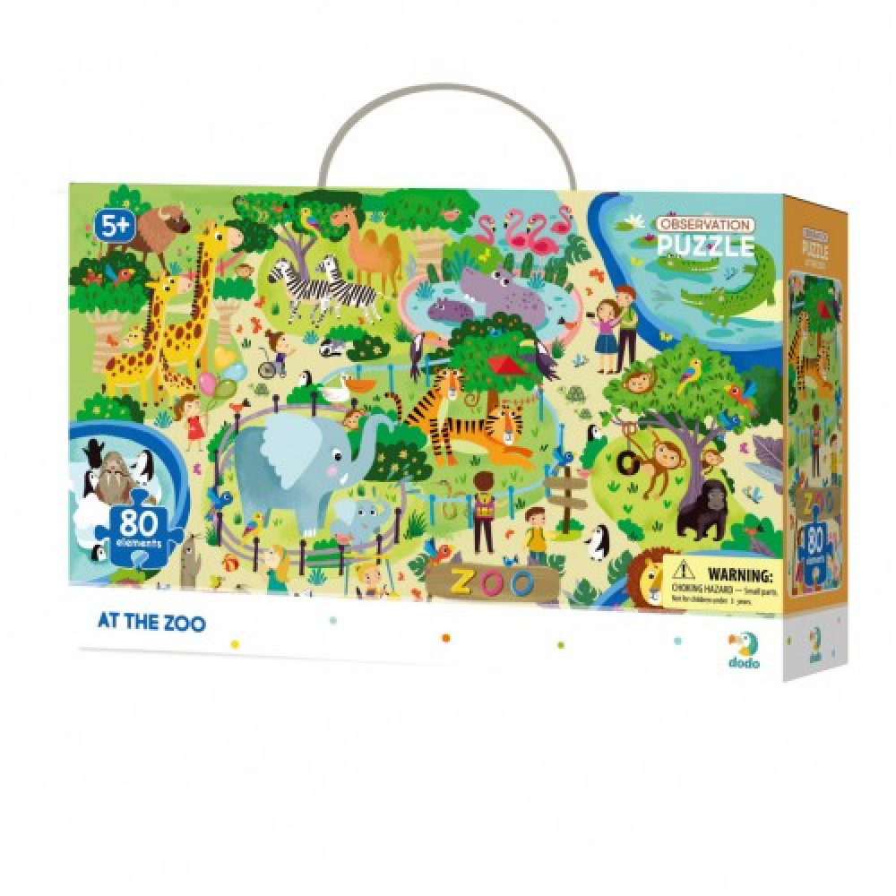 Пазл 80 ел. обзерваційний "Зоопарк"