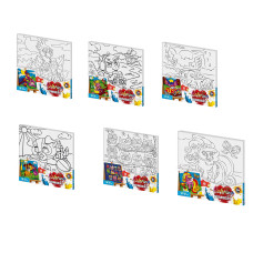 Креативна творчість "Розмальовка за номерами "Coloring by numbers" 31см*31см с.1 (10)CBN-01-01,02,03,04...10