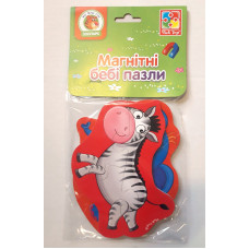 Магнітні бебі пазли "Слоник та зебреня" VT3208-12 (укр)