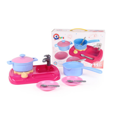 Кухня з набором посуду в коробці  ТехноК", Арт. 5989