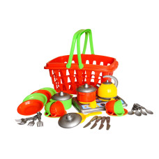 Кухня "Галинка 10 в корзині ТехноК" посуд (33 пред), Арт.1172