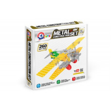 Конструктор металевий "Літак-біплан ТехноК"в картонні коробці , арт.4791