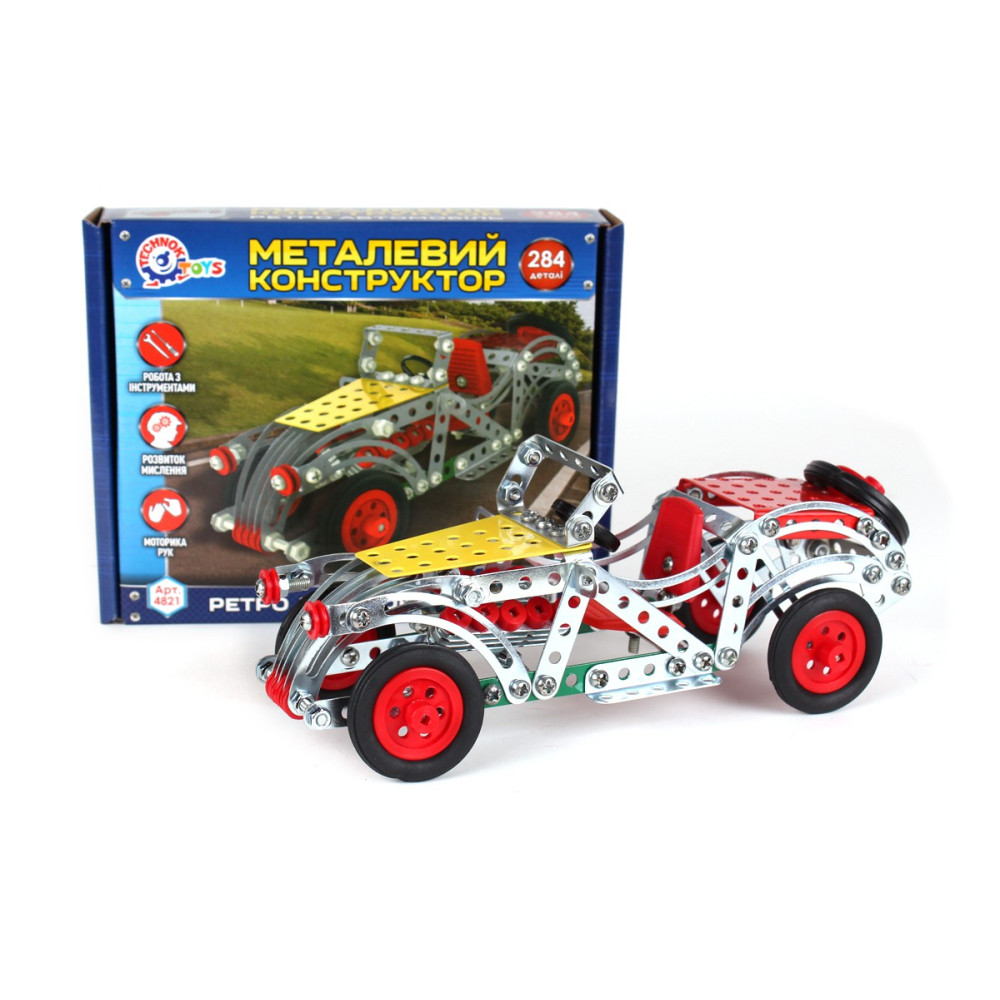Конструктор металевий "Ретро автомобіль ТехноК", арт.4821