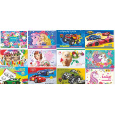 Альбоми для малювання на скобі 12арк (20уп) 0285