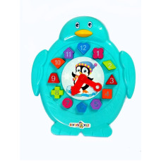 Пінгвин", годинник, сортер, 31,5*28см, в кульку (20шт/кор)