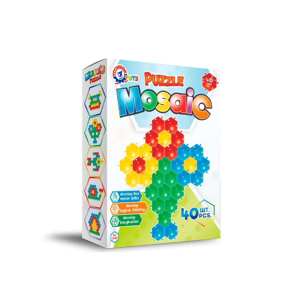 Мозаїка-пазли "Килимок ТехноК" (40 ел 2940