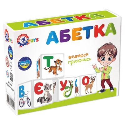 Іграшка кубики "Абетка ТехноК" (укр.) 0212