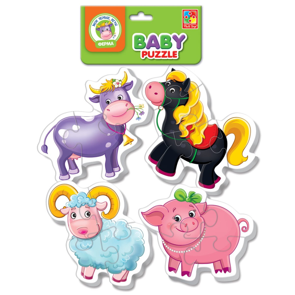 Бебі пазли "Ферма" VT1106-86 (укр)