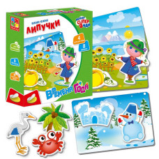 Вжик-вжик Липучки "Пори року" VT1302-23 (укр)