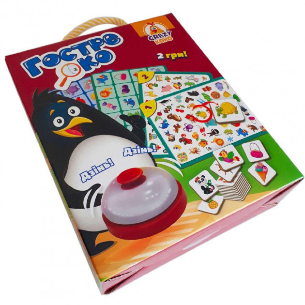 Гра із дзвоником "Гостре око" VT8010-03 (укр)