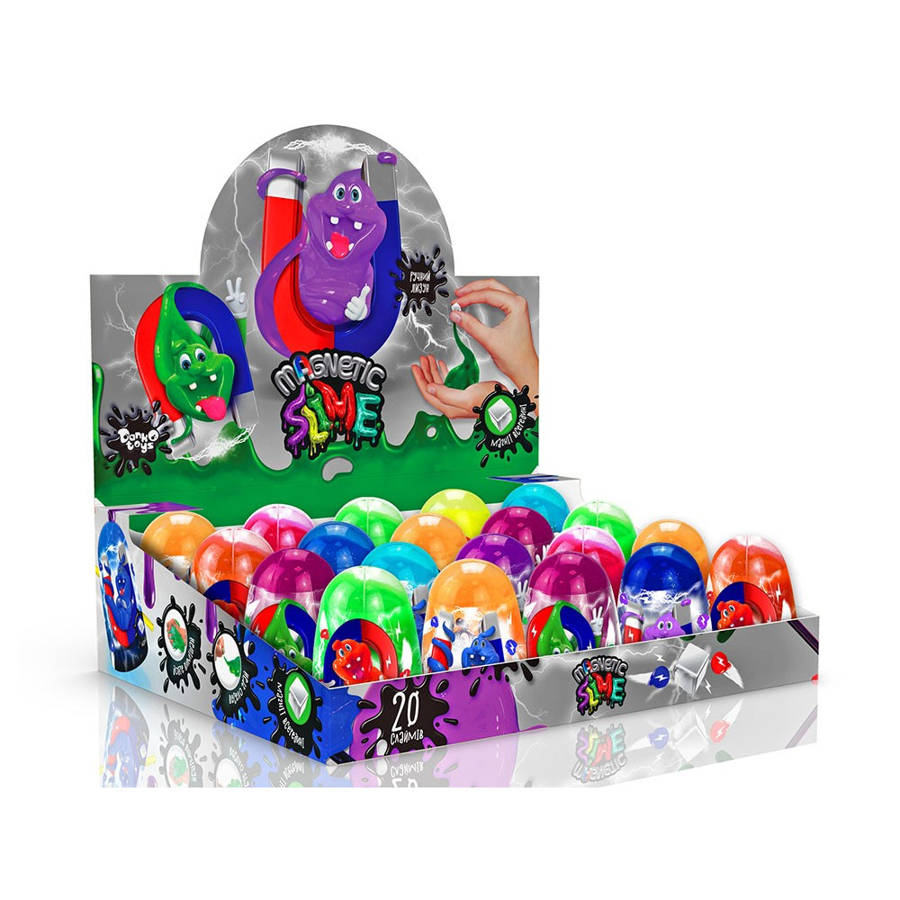 В'язка маса "Magnetic Slime" колба укр (20) SLM-Mg-01-01U