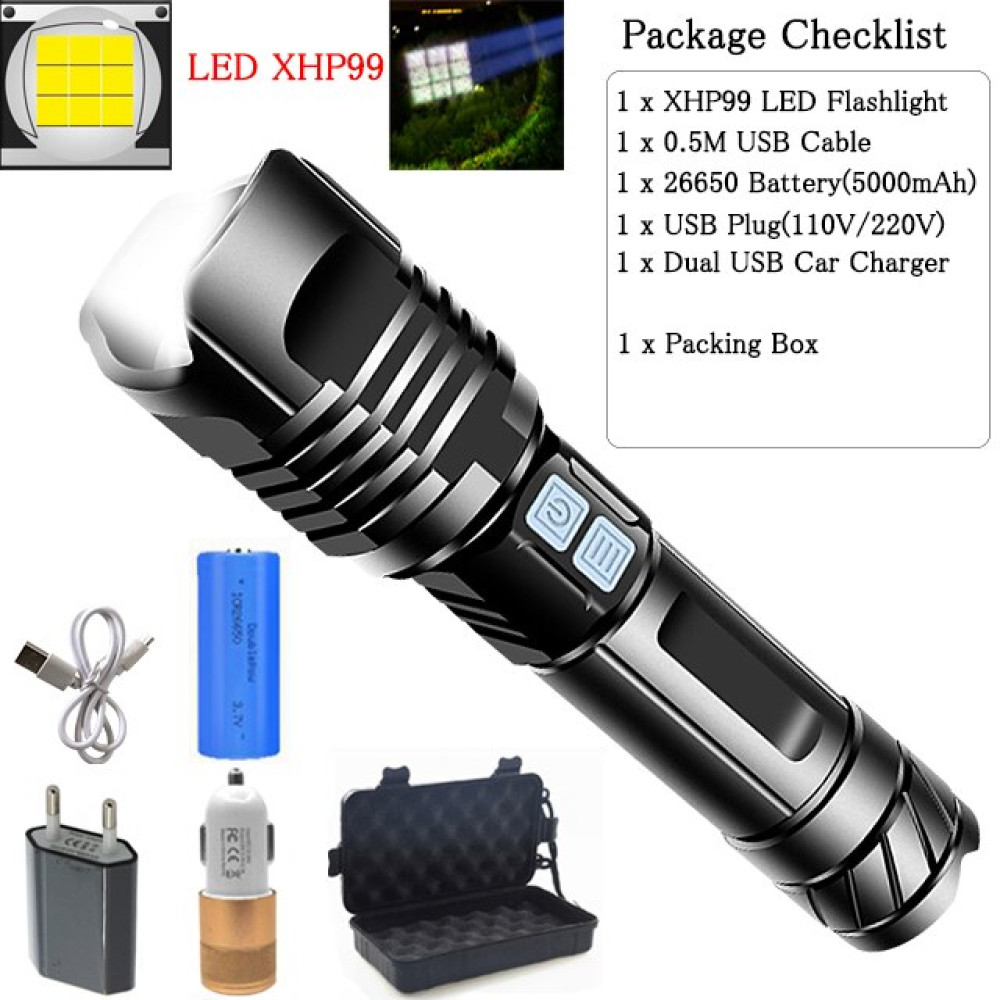 Ліхтар BL-8768 водостійкий в комплекті із зарядним пристроєм 220V і 12V, і подарункової коробкою