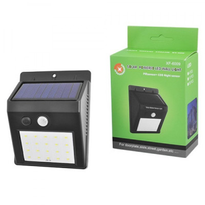 Ліхтар вуличний з датчиком руху на сонячній батареї BL-609 20SMD