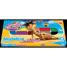 Пластилін Sweet Colors 10кол "круглий"16,5-8,5-1 см