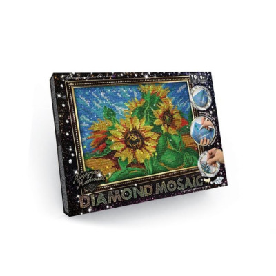 Набір креативної творчості "Алмазна живопись DIAMOND MOSAIC" малий (10)DM-02-01  36х27