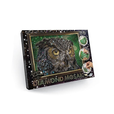 Набір креативної творчості "Алмазна живопись DIAMOND MOSAIC" малий (10)DM-02-01  36х27