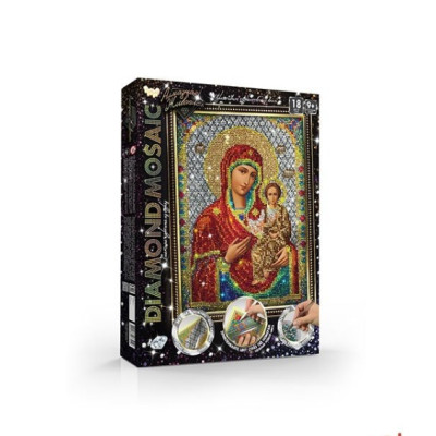 Набір креативної творчості "Алмазна живопись DIAMOND MOSAIC" малий (10)DM-02-01  36х27