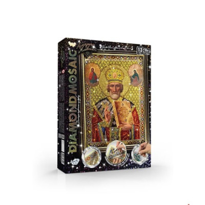 Набір креативної творчості "Алмазна живопись DIAMOND MOSAIC" малий (10)DM-02-01  36х27