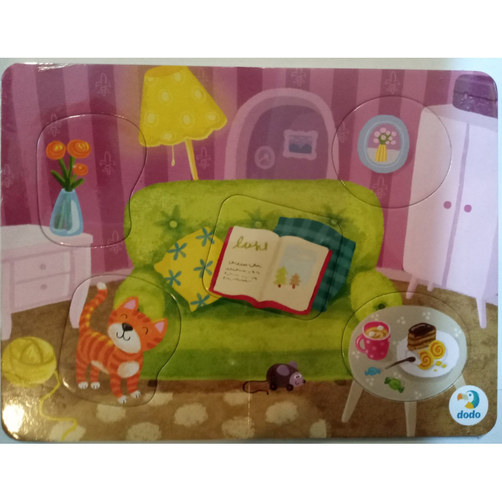 Пазл-сортер "Вітальня", 18 х 24 см