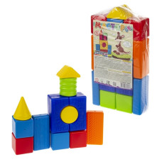 Конструктор "Мастерок" №1 (15 деталей), пак. пвх