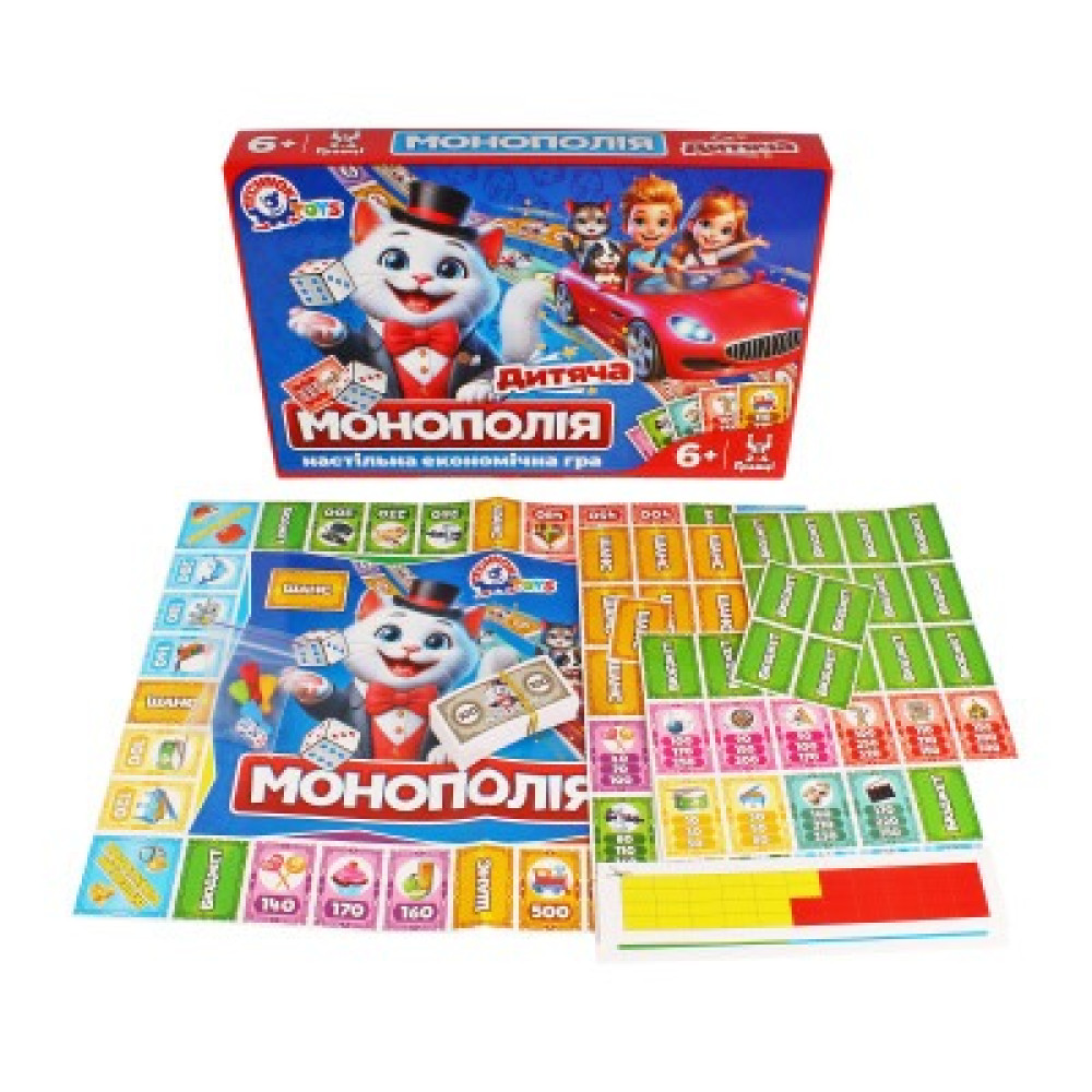 Економічна гра "Дитяча монополія ТехноК", арт.0755