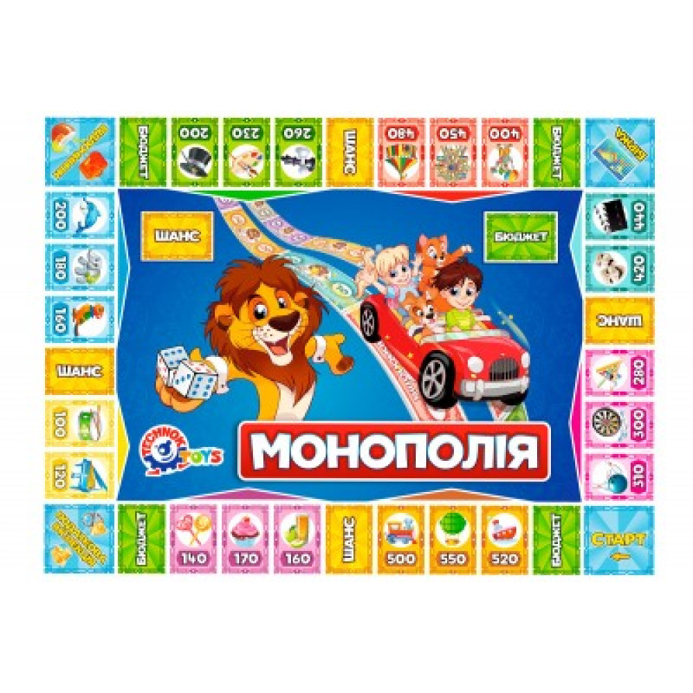 Економічна гра "Дитяча монополія ТехноК", арт.0755