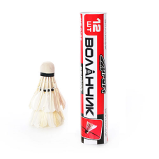 Воланчик MS 0152 (600шт) пір'яний, білий, 1 упаковка 12шт, в колбі, 39-6см