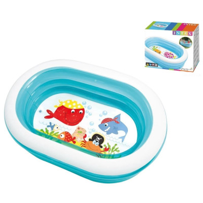 Басейн 57482 (6шт) овальный, 238л, 2,72кг, 163-107-46см