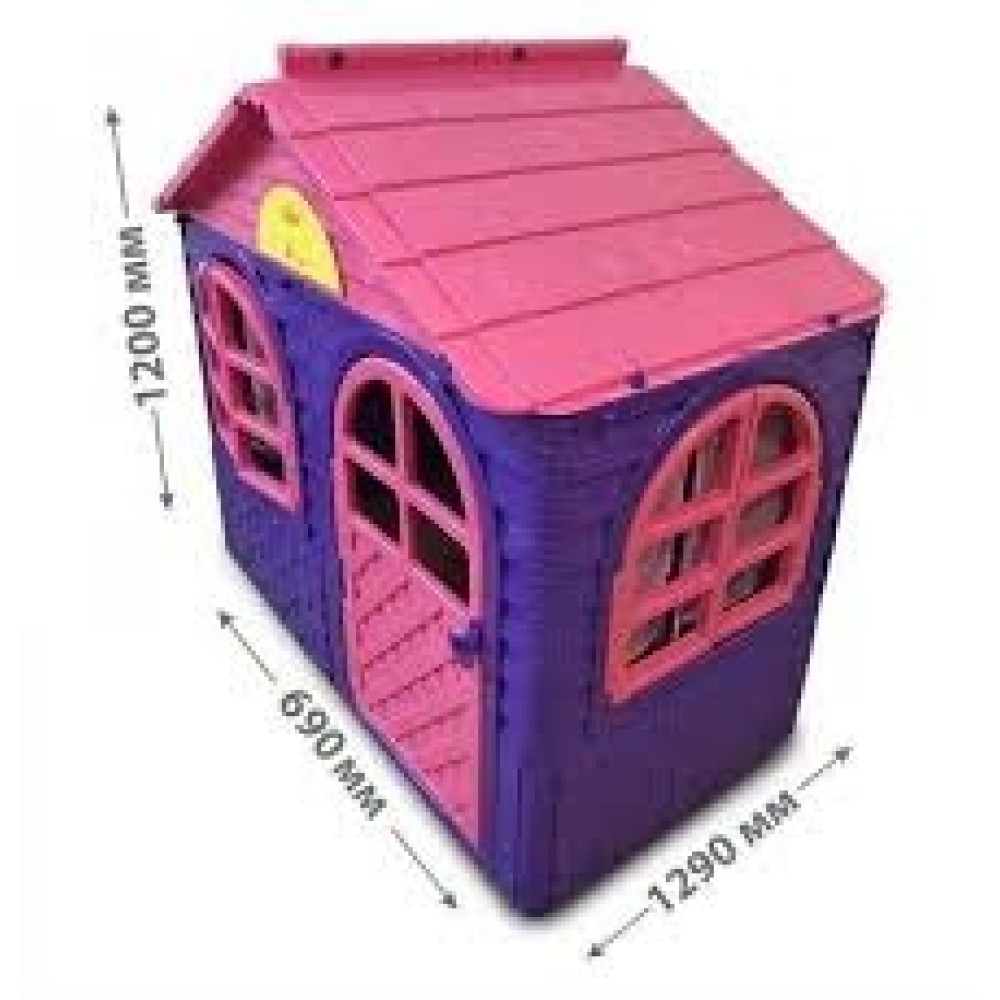 Будинок з шторками DOLONI (69*129*120см) 02550/10 Фіолетово-Рожевий