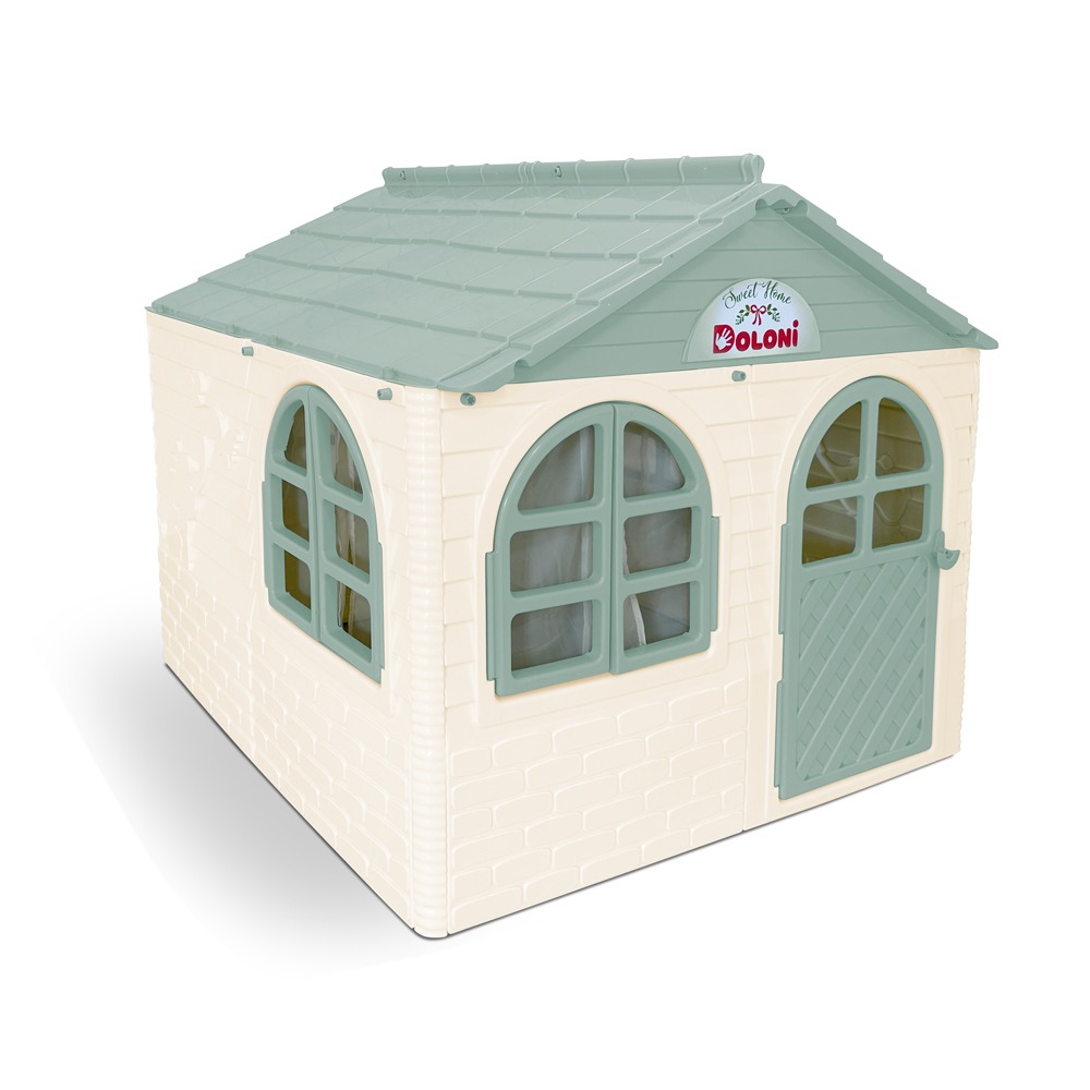 Будинок з шторками DOLONI (120*129*129см) 02550/2 Бежево-м'ятний