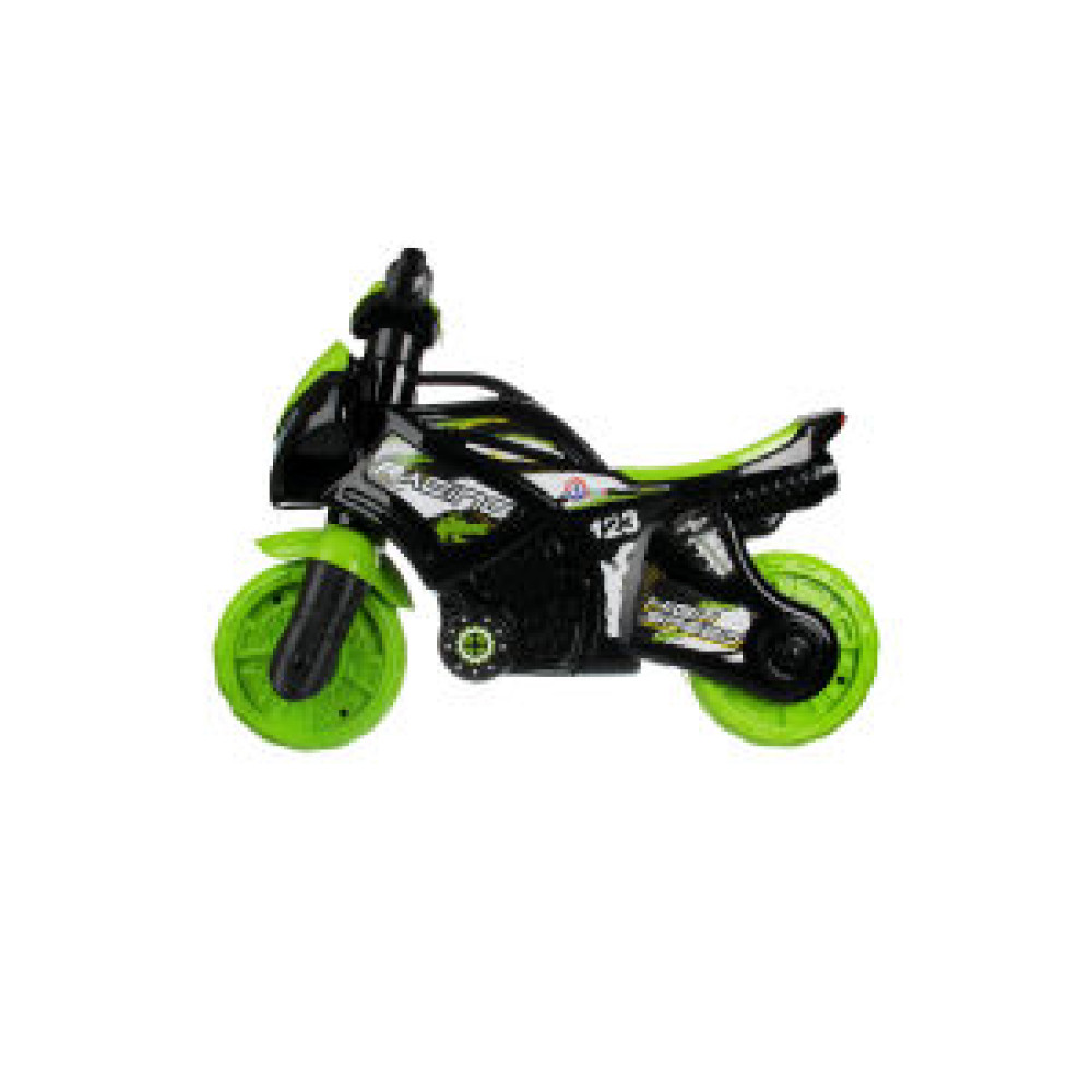 Мотоцикл музичний чорно-зелений ТехноК" (висота 51см), 5774