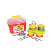 Набір посуду в кейсі 10 ТехноК", арт.5934 (14пр)