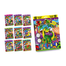 Креативна творчість "Фреска із піска "Sand Art" с.2 (10) SA-02-01,02,03,04...10