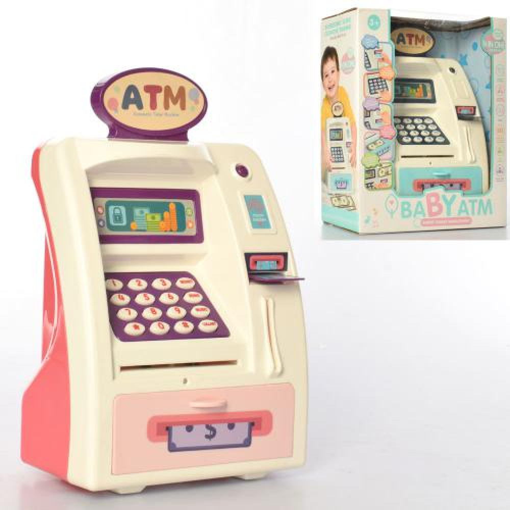 Магазин WF-3005 (12шт) терминал,муз,звук(англ), свет,2 цвета,на бат-ке,в кор-ке,23,5-27-11см