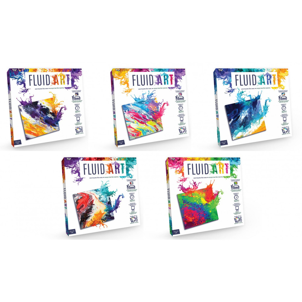 Креативна творчість "Fluid ART" (5)FA-01-01,02,03,04,05