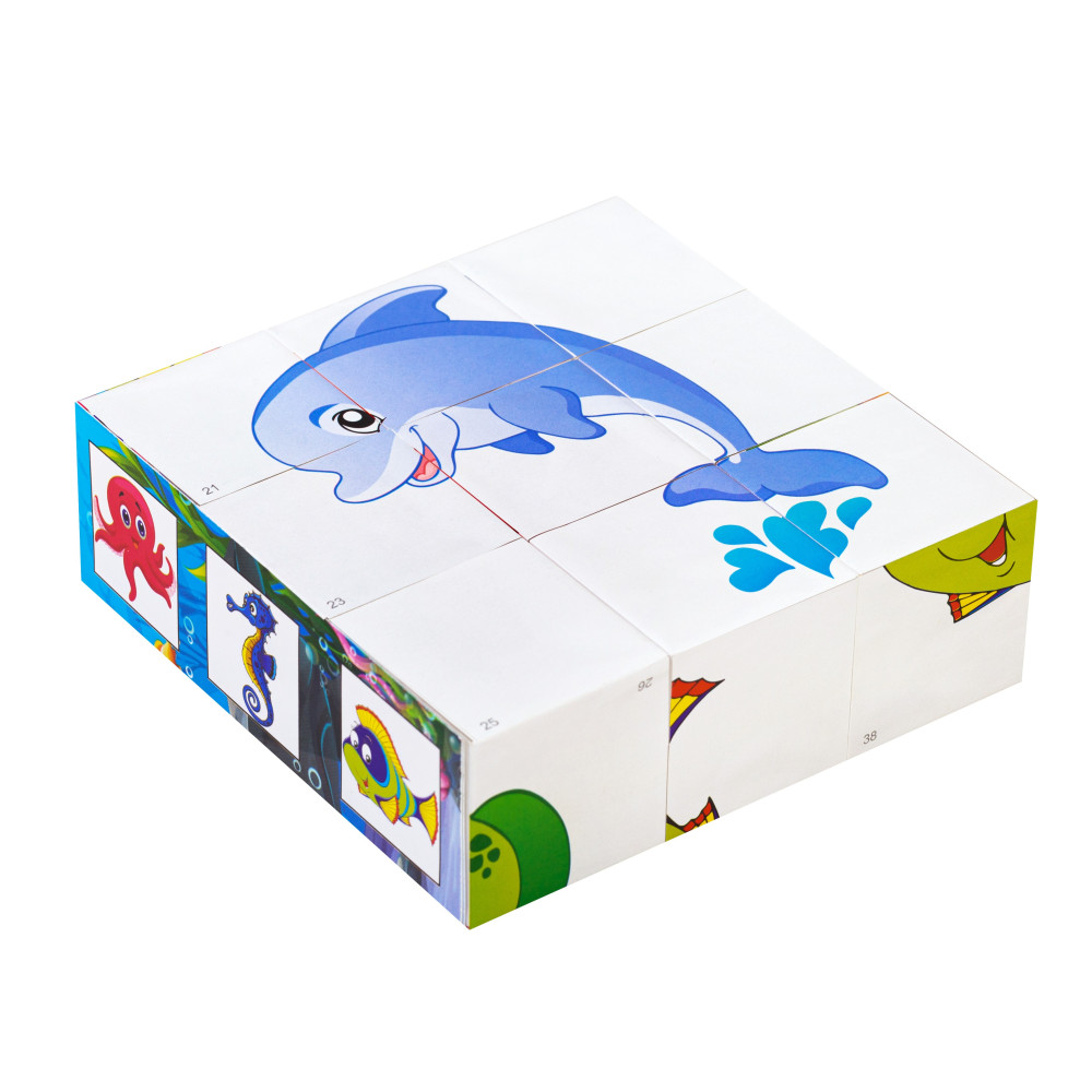 Кубики  "Водний світ " 0412