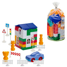 Конструктор "Лідер" №2 (80 деталей), пак. пвх