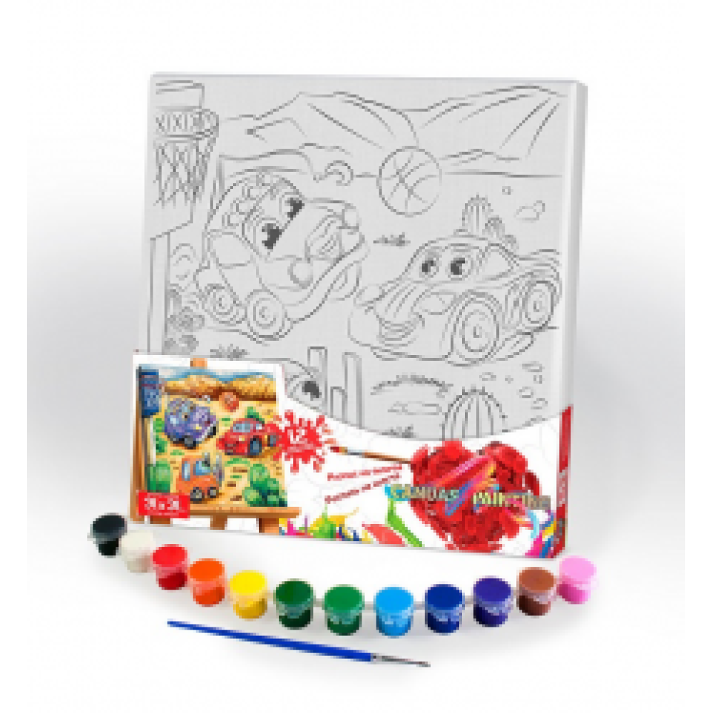 Креативна творчість "Розпис на полотні "Canvas Painting" 21см*31см с.6 MIX (10) PX-06-01,02,03,04,05...10