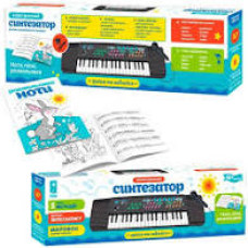 Синтезатор PL-3738-U (10шт)батар.,від мережі,8ритмів,мікрофон,нот. книга,в кор. 78,5*8,5*24см