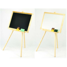 Мольберт магнітний "Мася" 030 (10) / Дошка Ш40 * в55см, Підставка Ш55 * в110см / матеріал / сосна.