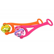 Каталка колесо 2 вида (помаранчева і рожева) Технок 6733