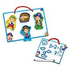 Магнітна дошка з трафаретами, пиши-витирай "Пірати" VT3601-14 (укр)