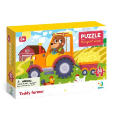 Пазл 30 ел "Ведмедик-тракторист" 300371