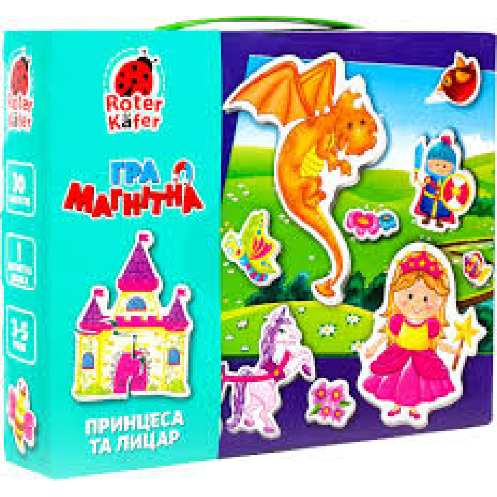 Магнітна гра одягалка "Фея" в папці VT3204-28 (укр)