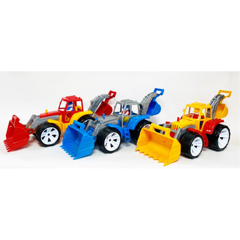 Трактор бамсік 2 з ковшем кольоровий