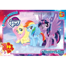Пазли ТМ "G-Toys" із серії "My little Pony" (Моя маленька поні), 70 ел.MLP014