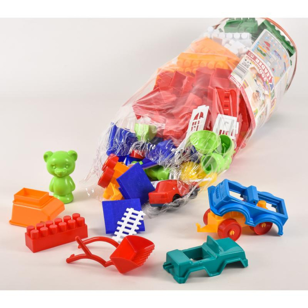 Конструктор "Лідер" №5 (200 деталей), пак. пвх