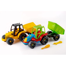 Розвиваючий– конструктор «Трактор с причепом» 30.007